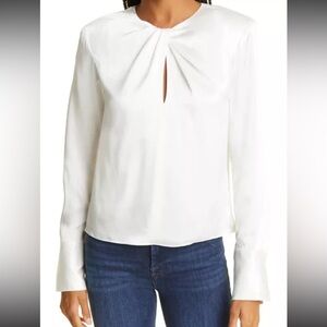 EUC Frame Twist 100% Silk Blouse